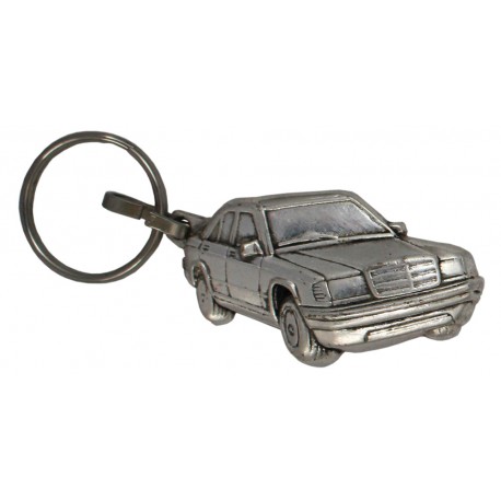 Porte-clés nickelé  Mercedes.
