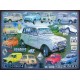 plaque métal publicitaire 30x40cm relief  : Renault 4L  collage 1961-1992.