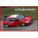Décoration garage : plaque publicitaire 20x30cm bombée . Citroën sport.