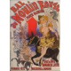 Plaque métal publicitaire 30x40 cm plate  : Bal au  Moulin Rouge.