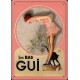 Plaque métal publicitaire 15x21cm plate : Les Bas Gui.