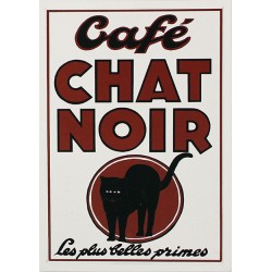 Carte Postale au format 15x21cm Café CHOCOLAT NOIR