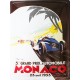 Plaque publicitaire 30 x 40 cm bombée : Grand prix de Monaco 1933