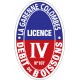 Plaque émaillée professionnelle Licence IV PARIS Personnalisable