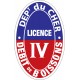 Plaque émaillée professionnelle Licence IV PARIS Personnalisable