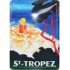 Plaque métal publicitaire 15x21cm plate :  ST. TROPEZ