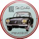 plaque émaillée : Peugeot 404.