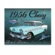 plaque métal publicitaire 30x40cm plate : CHEVY 1956 BELAIR