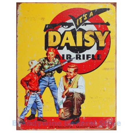 Plaque métal publicitaire 30x40cm plate : Daisy Air Rifle