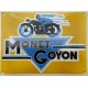 Plaque émaillée bombée : MONET GOYON