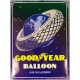 plaque métal publicitaire 30x40cm bombée en relief : GOOD YEAR BALLOON ALL-WEATHER