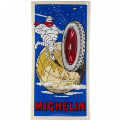 Plaque émaillée 40 x 20 cm : MICHELIN PLANETE CARTE