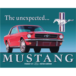 Plaque métal  publicitaire 30x40cm plate  : Ford Mustang