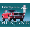 Plaque métal  publicitaire 30x40cm plate  : Ford Mustang