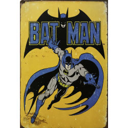 Plaque métal plate 20 x 30 cm : Batman