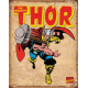 Plaque métal plate 20 x 30 cm : Thor