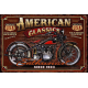 Plaque métal plate 20 x 30 cm :  American classics
