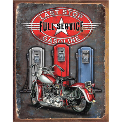 Last Stop Full Service gasoline.
