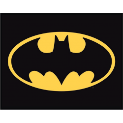 Plaque métal plate 30 x 40 cm : Batman - Logo
