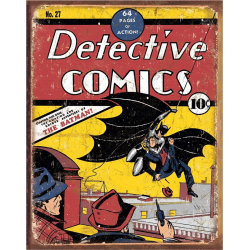 Plaque métal plate 30 x 40 cm : Batman Detective Comics No 27
