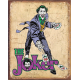 Plaque métal plate 30 x 40 cm :  The Joker