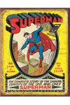 Plaque métal plate 30 x 40 cm :  Superman DC Comics Couverture No 1