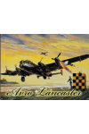 Plaque métal 20x30 cm plane :  Avro Lancaster