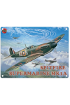Plaque métal 20x30 cm plane :  Spitfire Supermarine MK1A