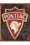 Plaque métal publicitaire 30 X 40 cm plate : Pontiac Logo 1930