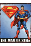 Plaque métal plate 20 x 30 cm : Superman - The Man of Steel
