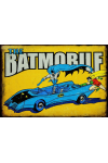 Plaque métal plate 20 x 30 cm : The Batmobile
