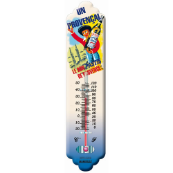 Thermomètre métal hauteur 28cm :  PASTIS PROVENCAL