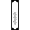 Thermomètre métal, à personnaliser 30x6,5cm (lot de 6 )