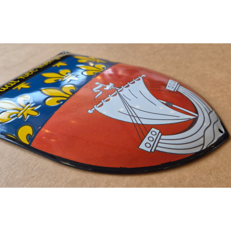 Blason émaillé Paris 15x20cm
