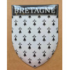 Blason de Bretagne émaillé bombé 15x20 cm – Hermines bretonnes