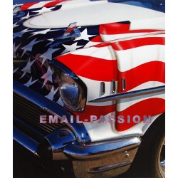 Plaque métal publicitaire 30 x 40 cm : US America