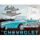 Plaque métal publicitaire 30 x 40 cm plate : Chevrolet Bel Air