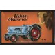 Plaque publicitaire 20x30cm bombée en relief :  Tracteur Eicher Mammut