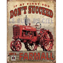 Plaque métal publicitaire plate 30x40cm : Buy a ... Farmall