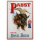 Plaque métal  20x30 cm bombée en relief : Pabst Beer.