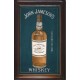 Plaque métal publicitaire 20x30cm  bombée en relief : John Jameson's Whiskey.