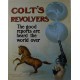 Plaque métal publicitaire 30x40cm plate :  Revolvers Colt.