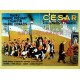 Plaque métal publicitaire 30x40cm plate relief :  César par Dubout