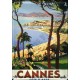 plaque publicitaire 15x21cm :   Cannes été-hiver