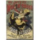 Plaque métal publicitaire 15x21cm,bombée  : Au joyeux Moulin Rouge.