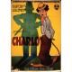 Plaque métal publicitaire 15x20cm, plate : Charlie Chaplin policeman