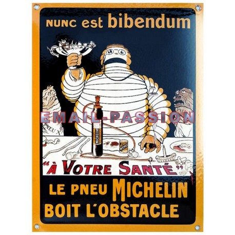 PLAQUE EMAILLE REEDITION MICHELIN 