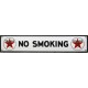 Plaque émaillée :  NO SMOKING TEXACO