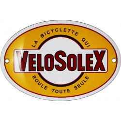 plaque émaillée ovale : VELOSOLEX