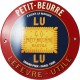 Plaque émaillée   : PETIT BEURRE LU PARIS 1900